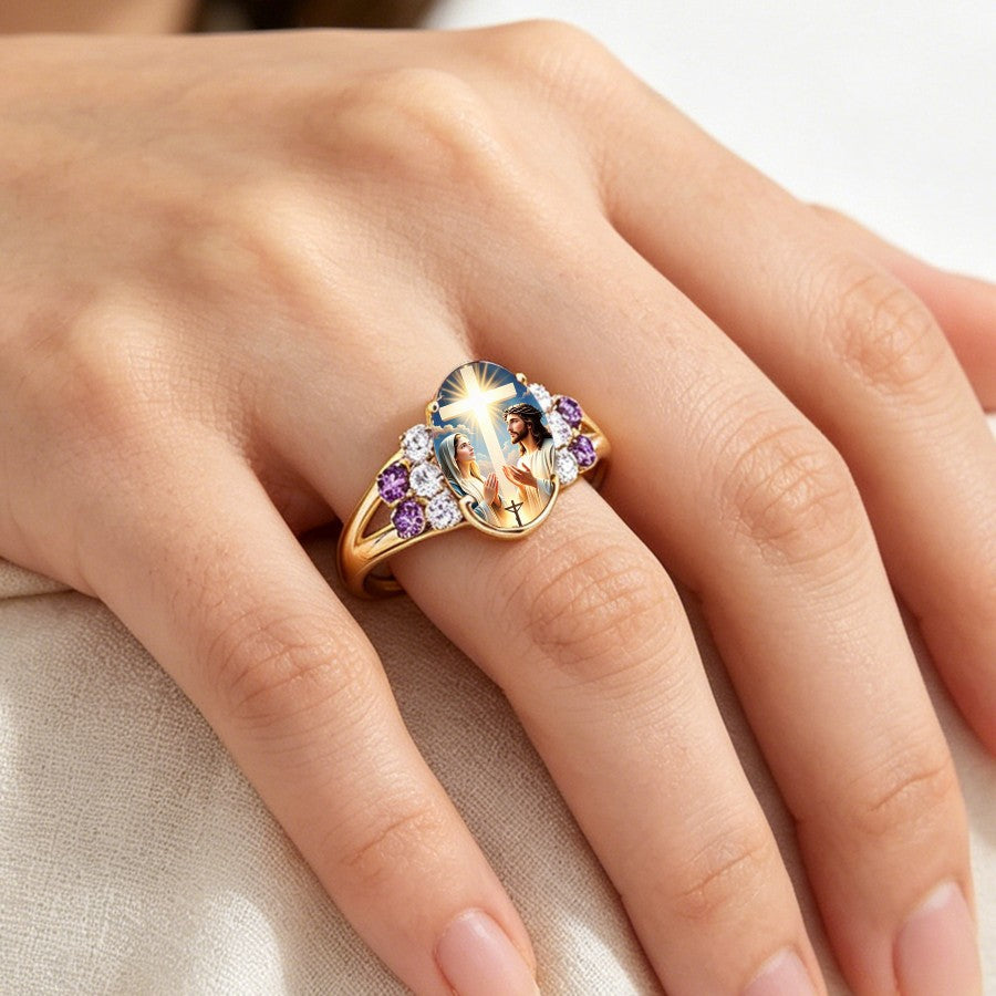 Faith & Devotion Oval Ring