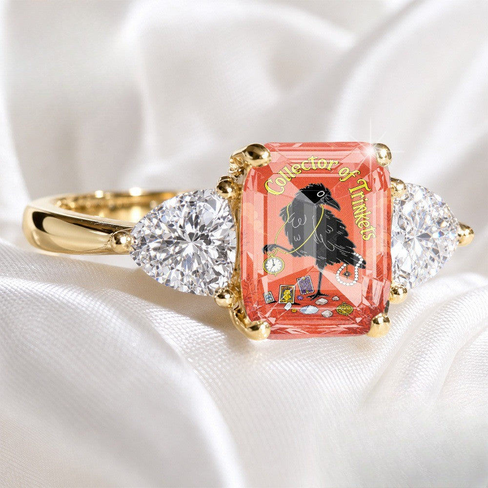 Raven & Trinkets Glass Ring
