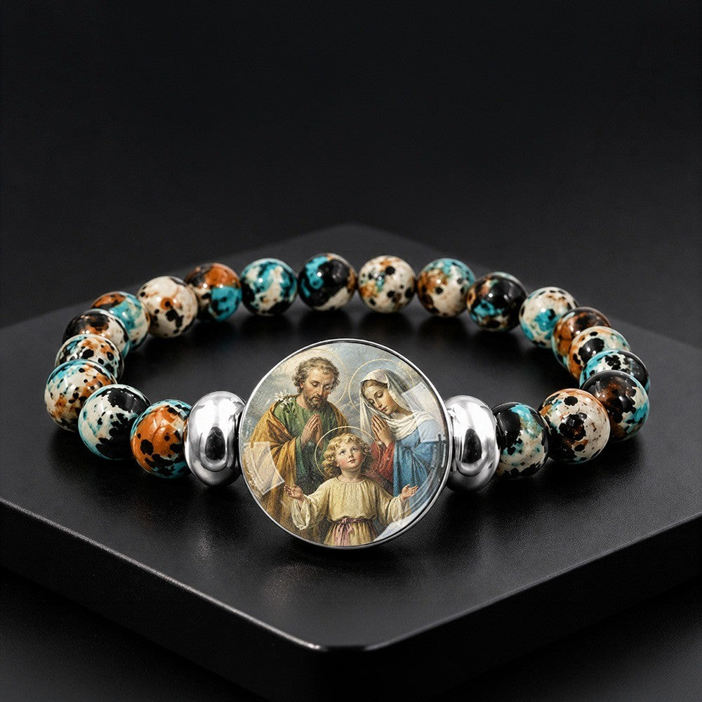 Holy Family Portrait Bracelet