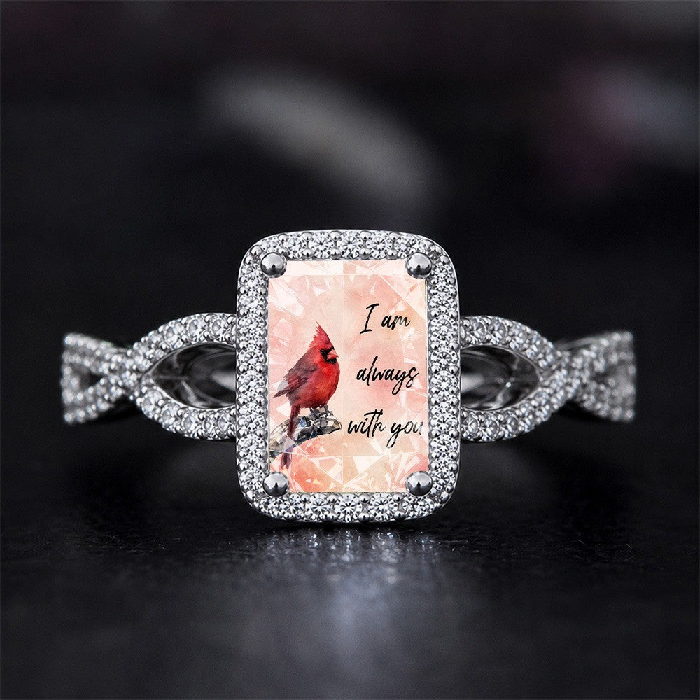 Red Bird Square Ring