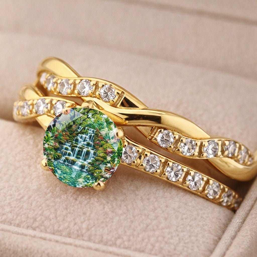 Waterfall Landscape Ring