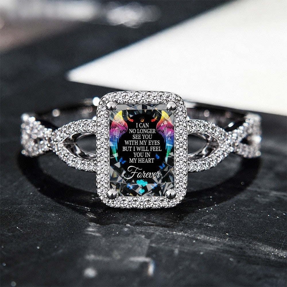 Colorful Wings Square Ring