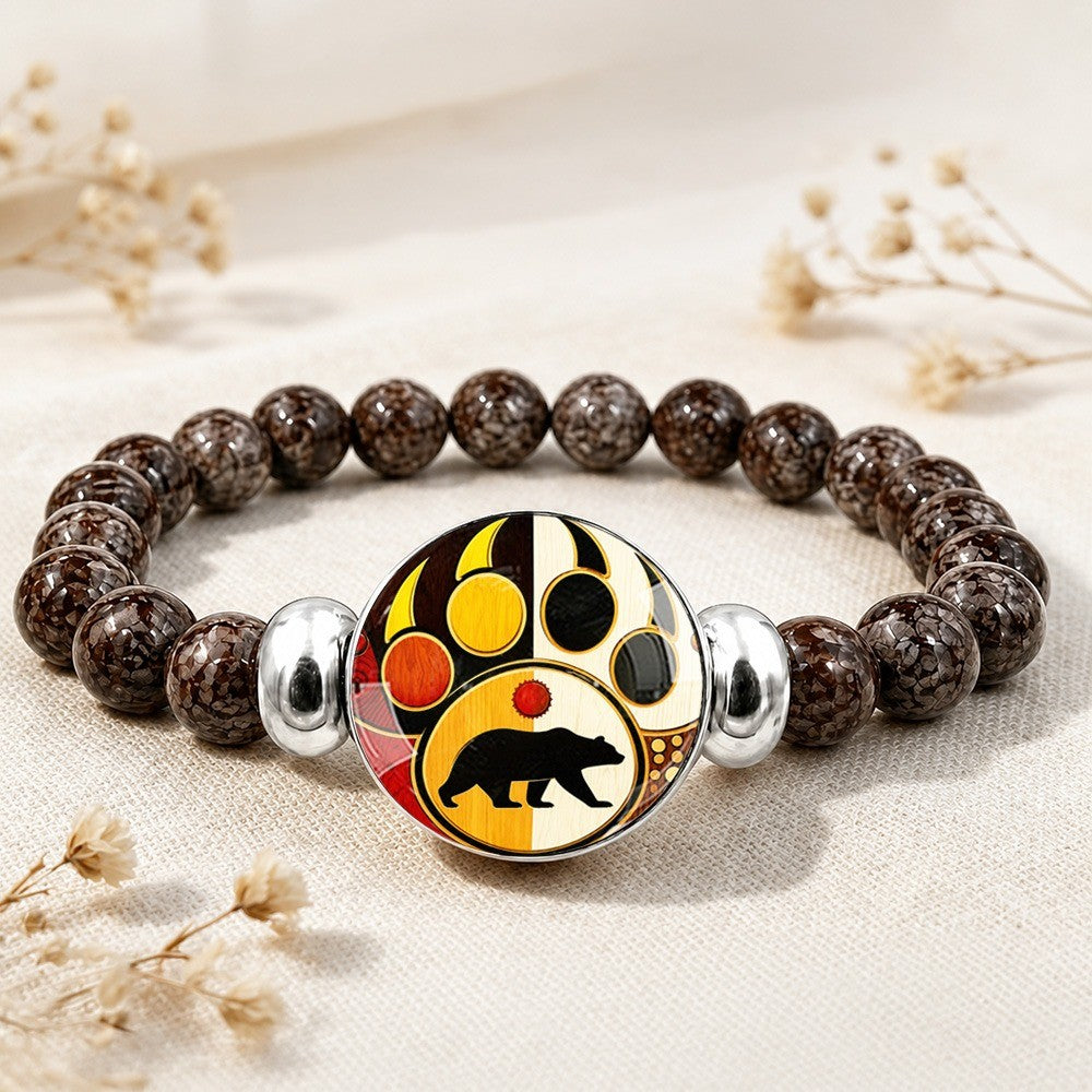 Bear Paw Stone Bracelet