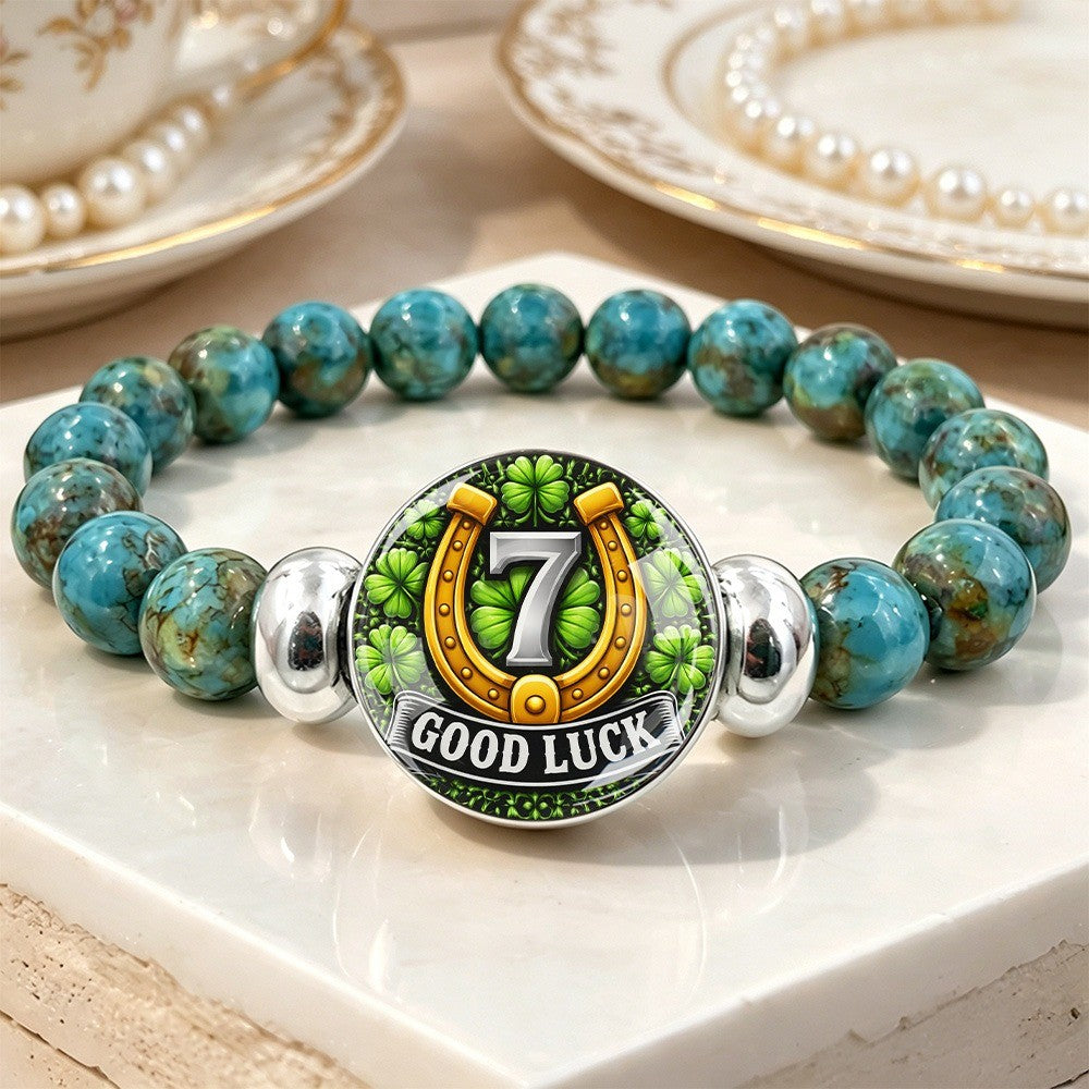 Lucky 7 Horseshoe Bracelet