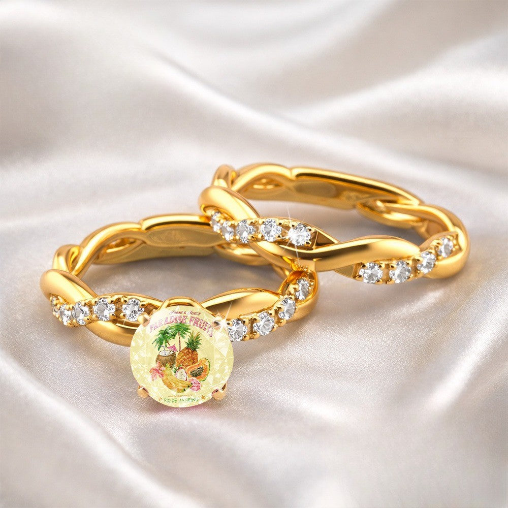 Tropical Fruit Twist Ring