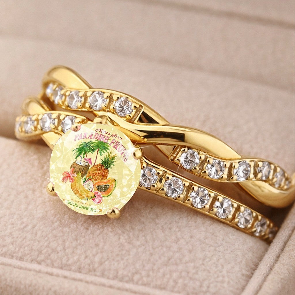 Tropical Fruit Twist Ring