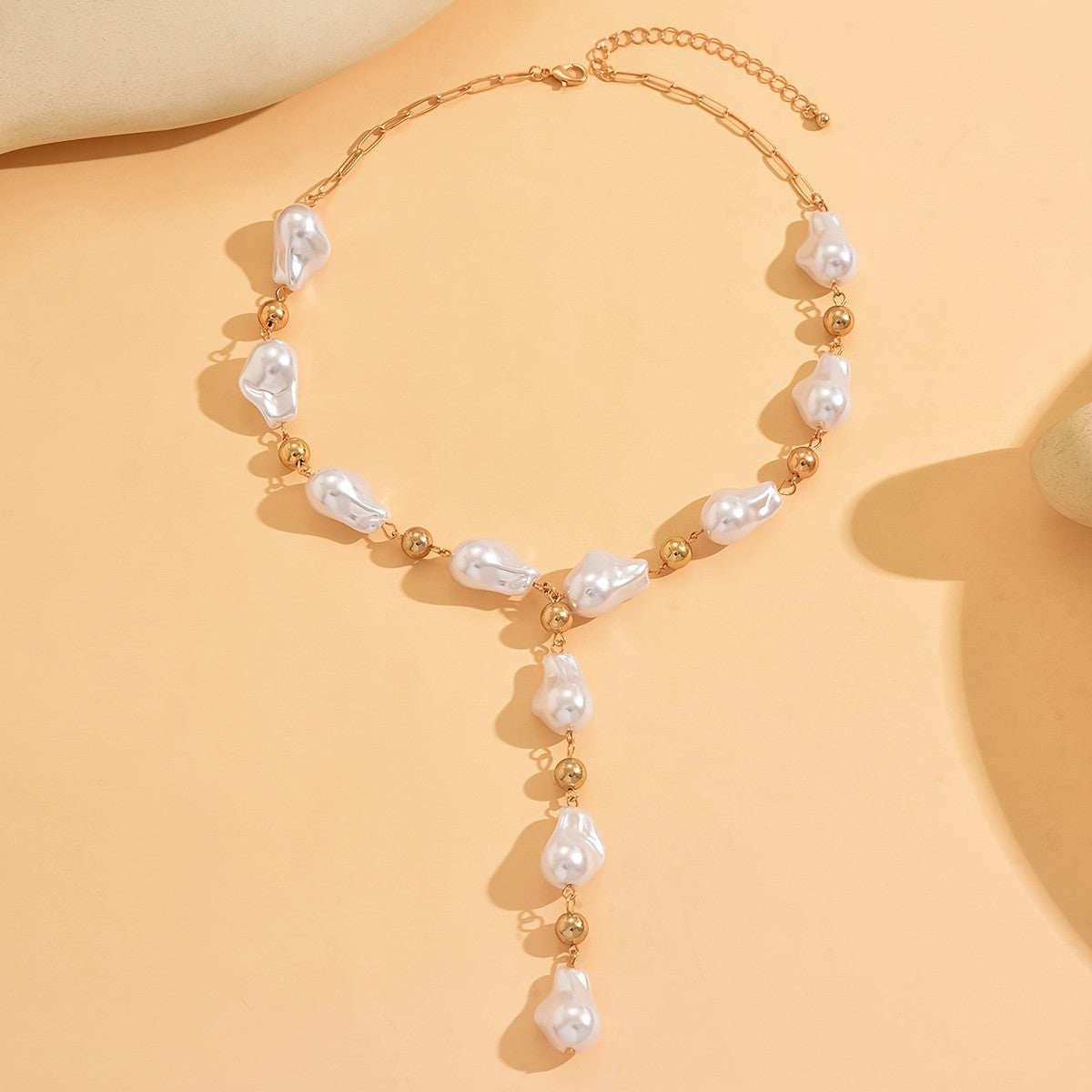 Baroque Pearl Y-Necklace