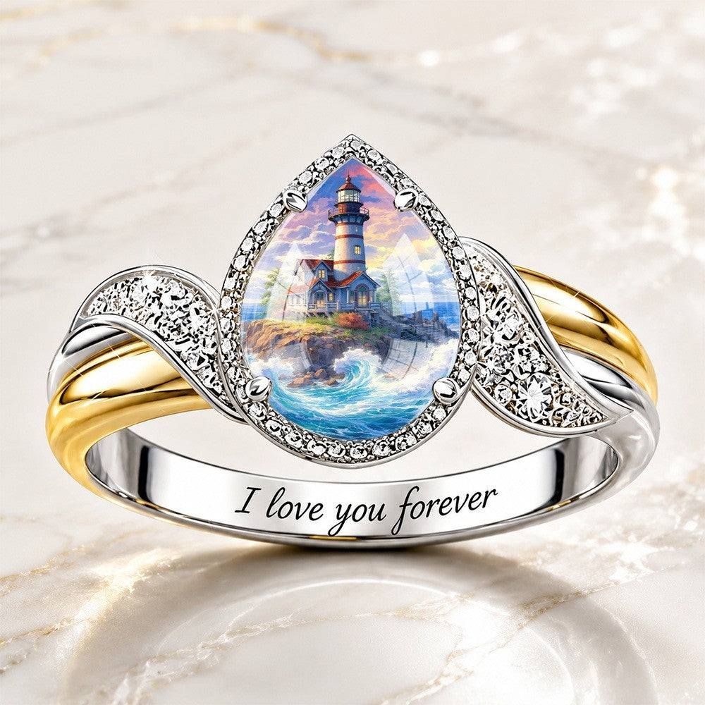 Lighthouse Teardrop Bypass Ring