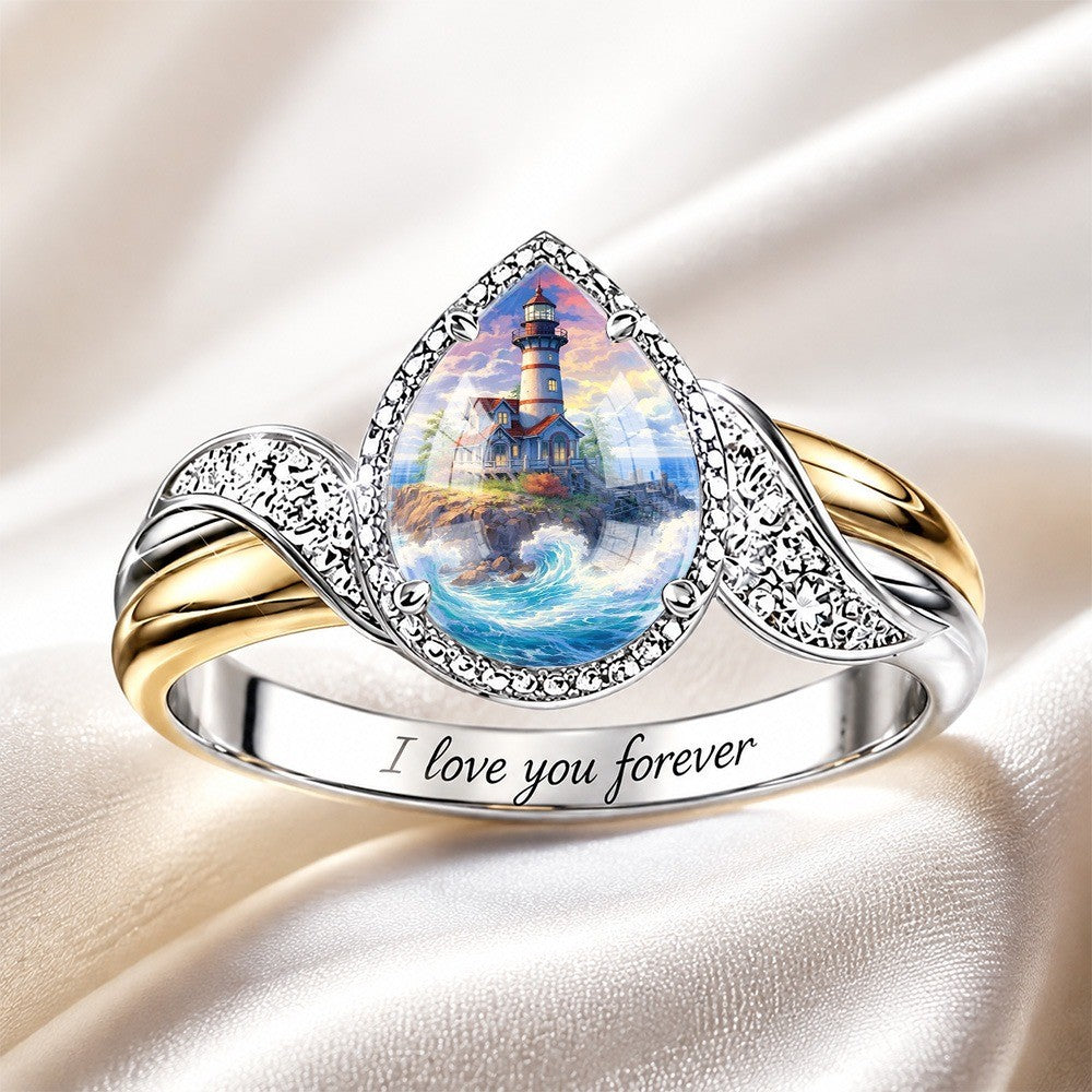 Lighthouse Teardrop Bypass Ring