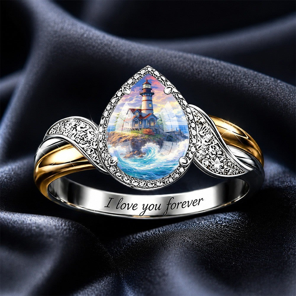 Lighthouse Teardrop Bypass Ring