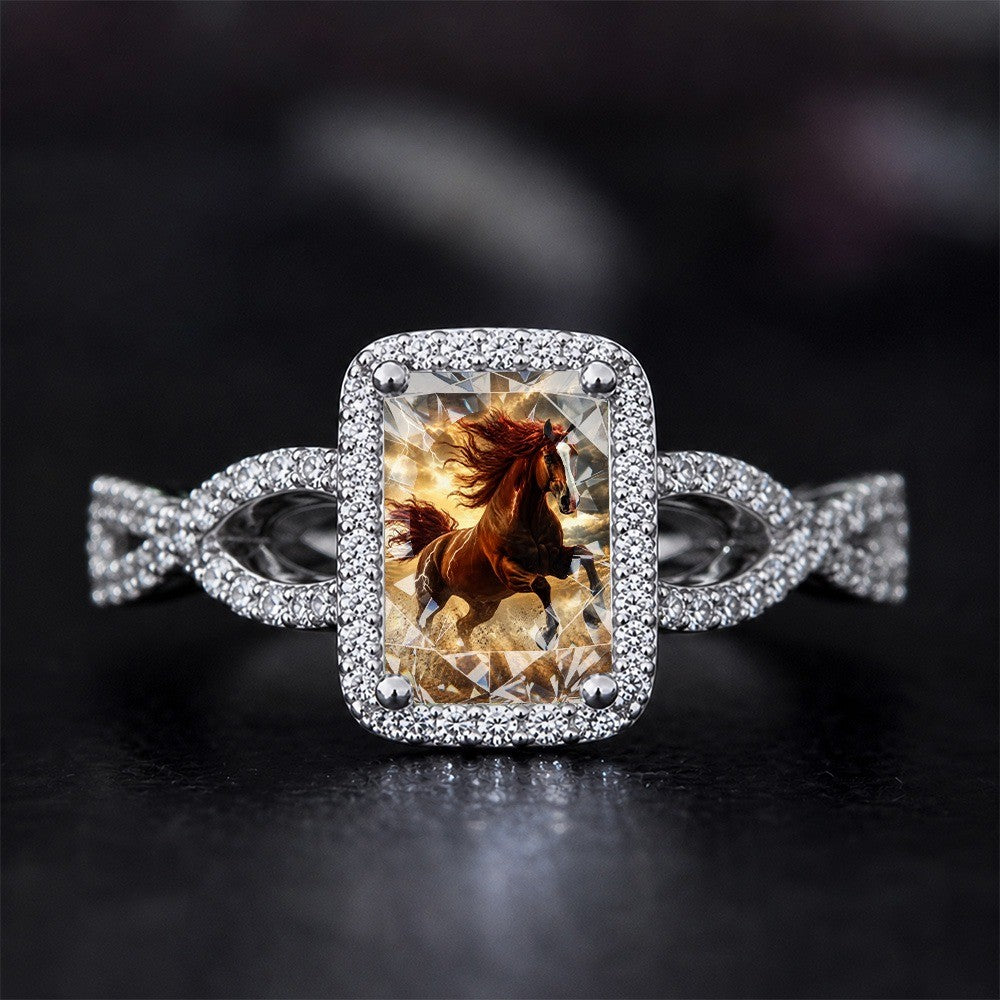 Galloping Horse Square Ring