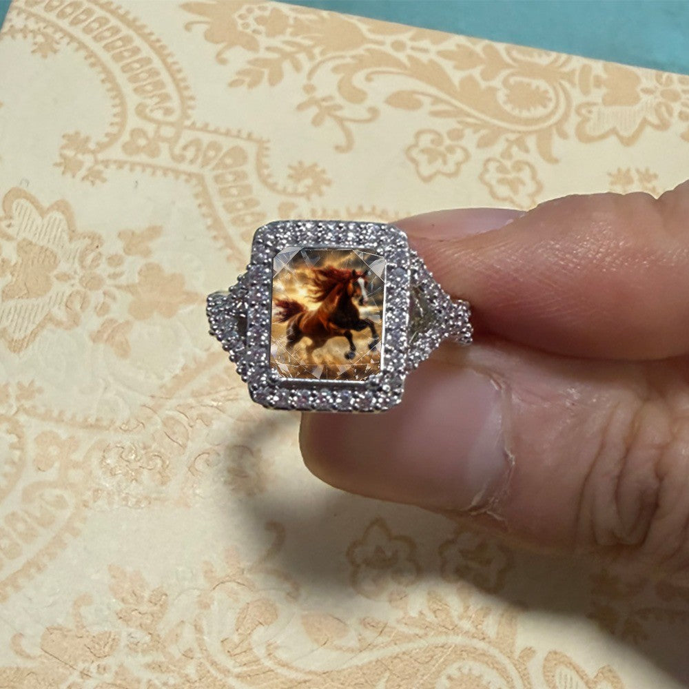 Galloping Horse Square Ring