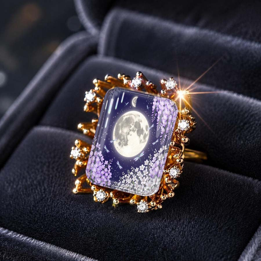 Moonlit Garden Statement Ring