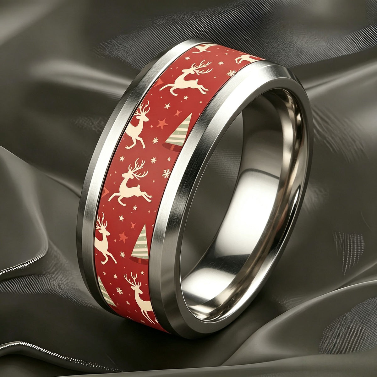Red Reindeer & Tree Ring
