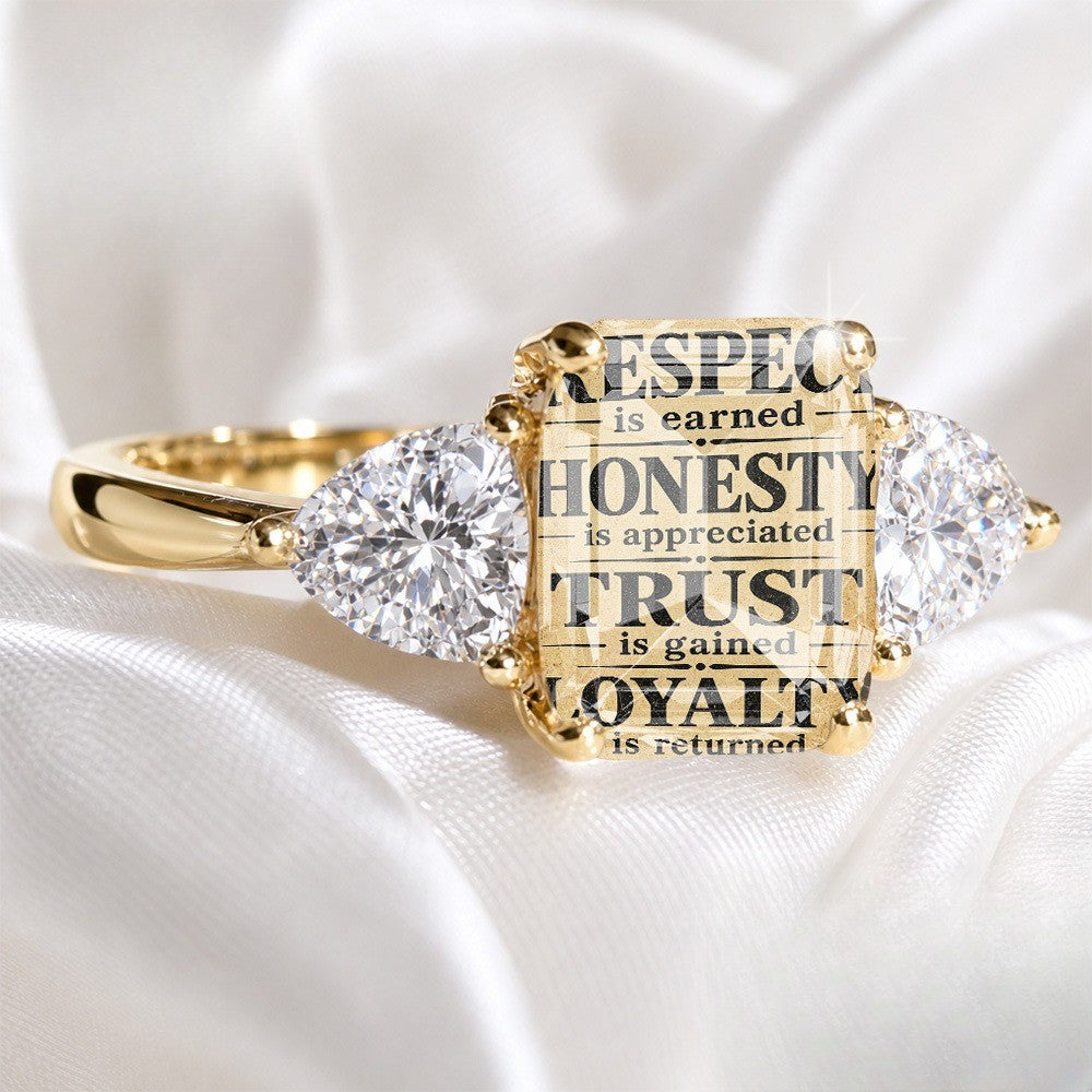 Respect & Trust Statement Ring