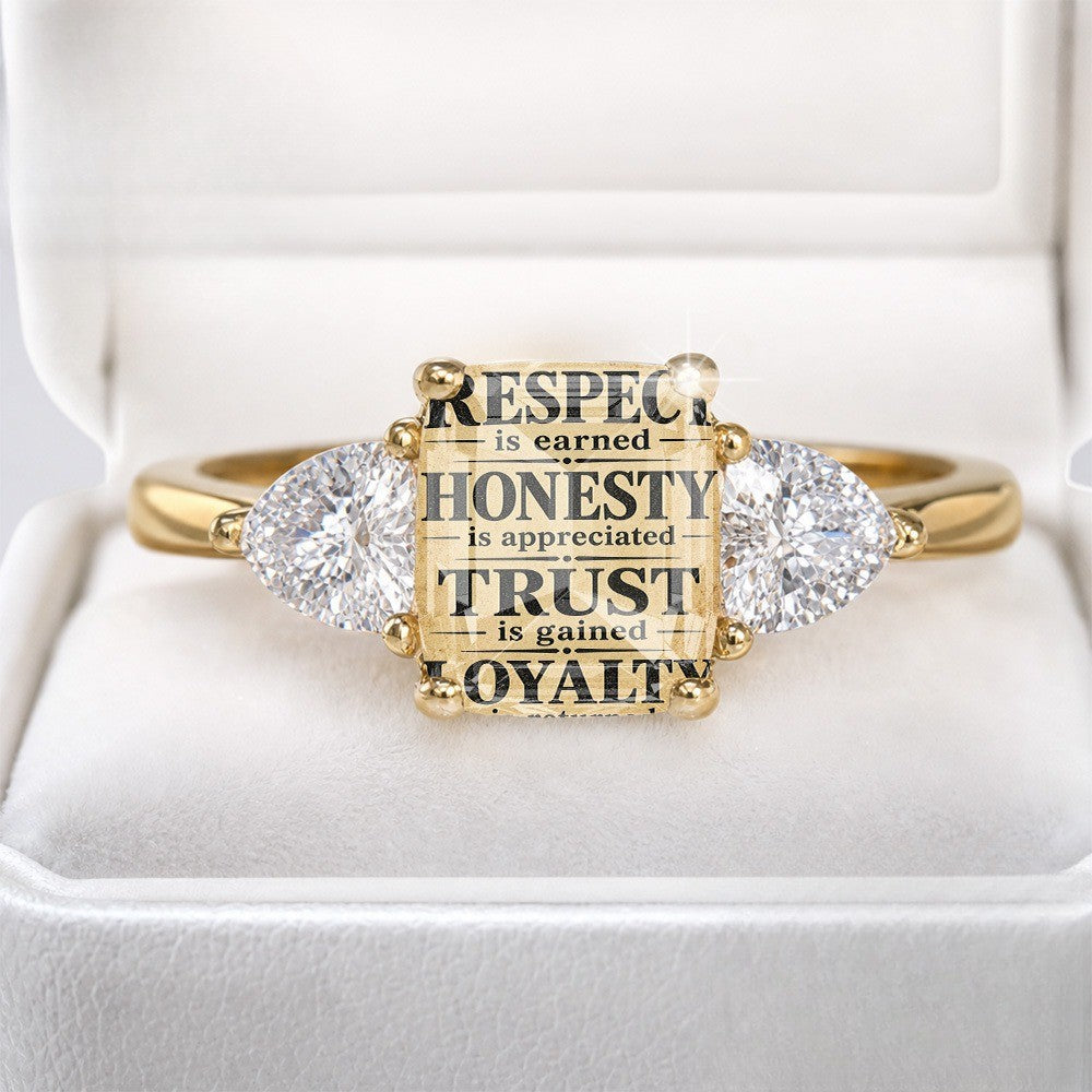 Respect & Trust Statement Ring