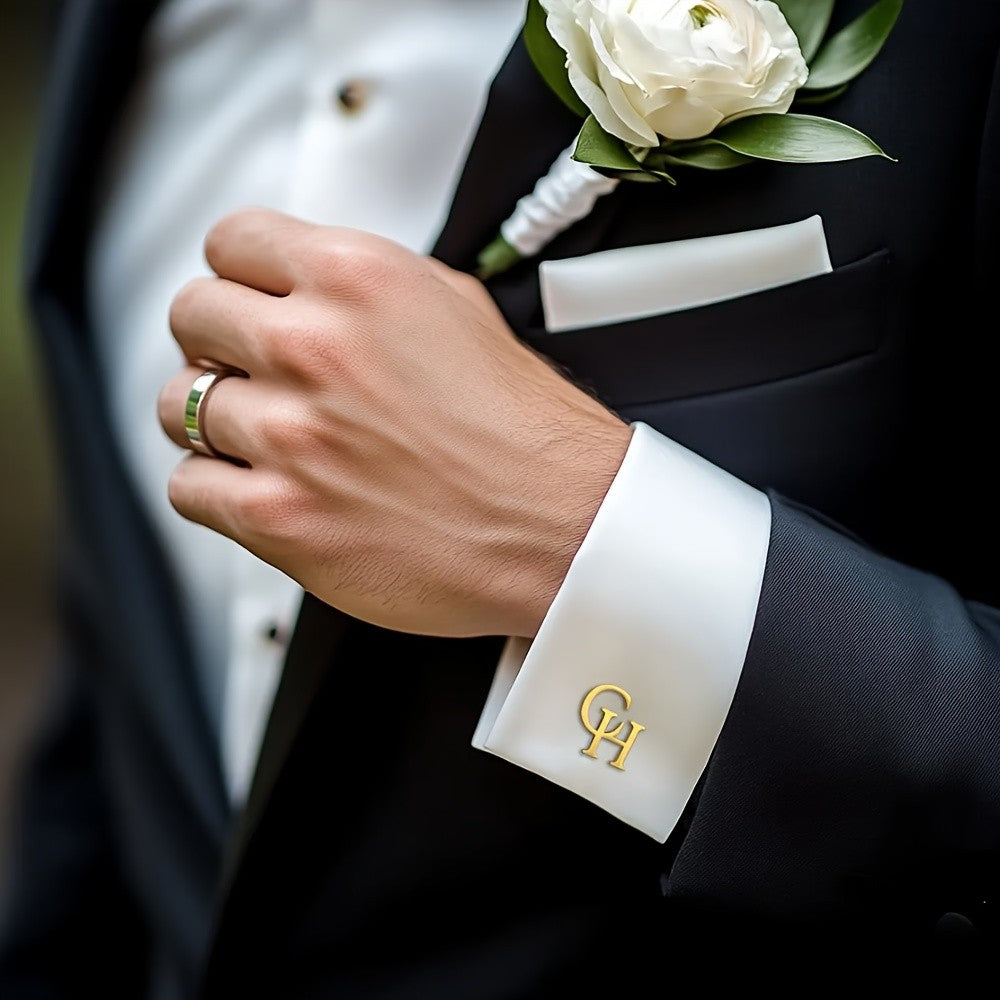 Custom Initial Cufflinks