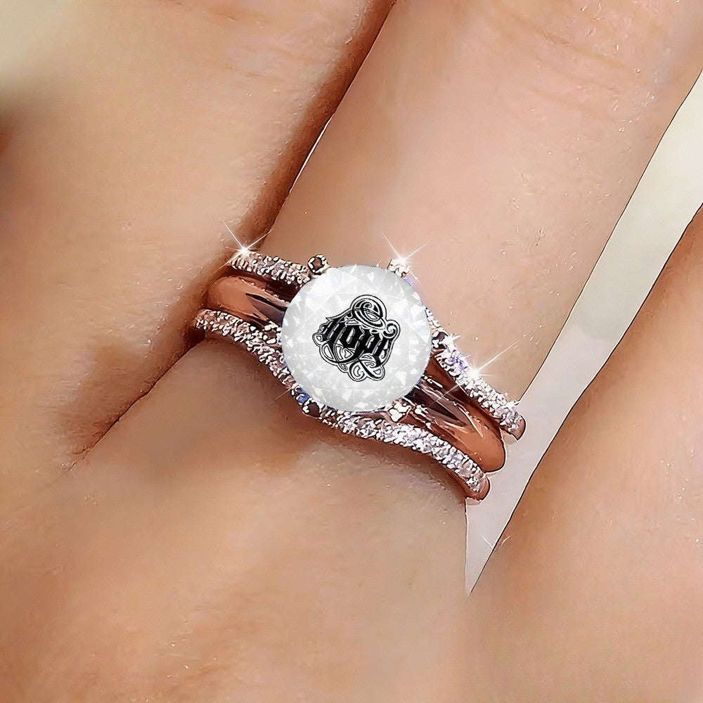 Hope Crystal Statement Ring