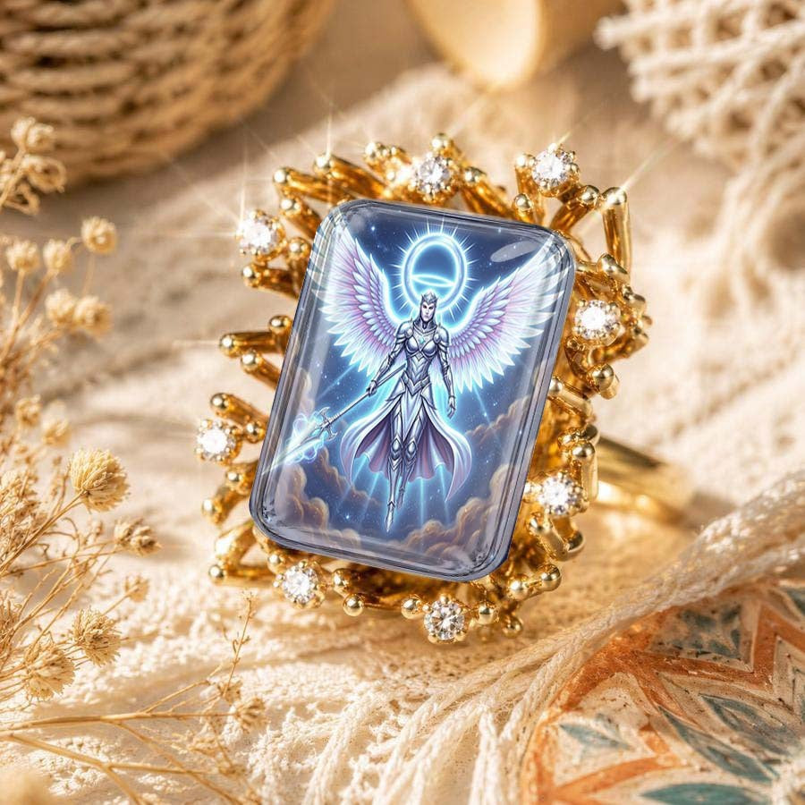 Winged Angel Statement Ring