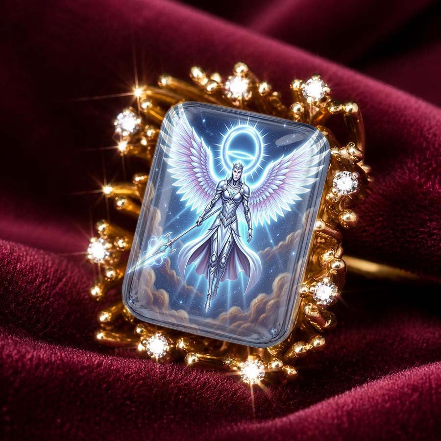 Winged Angel Statement Ring