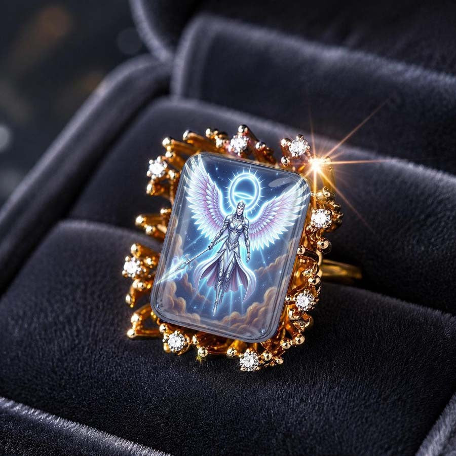 Winged Angel Statement Ring