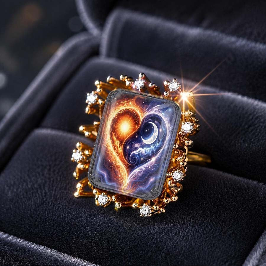 Sun & Moon Yin Yang Ring