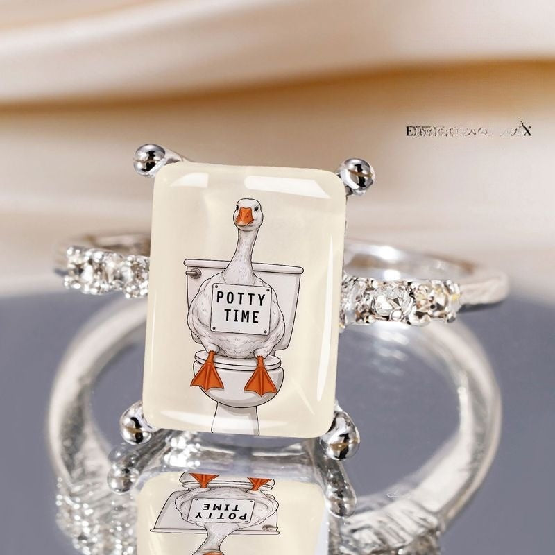 Goose Potty Time Ring