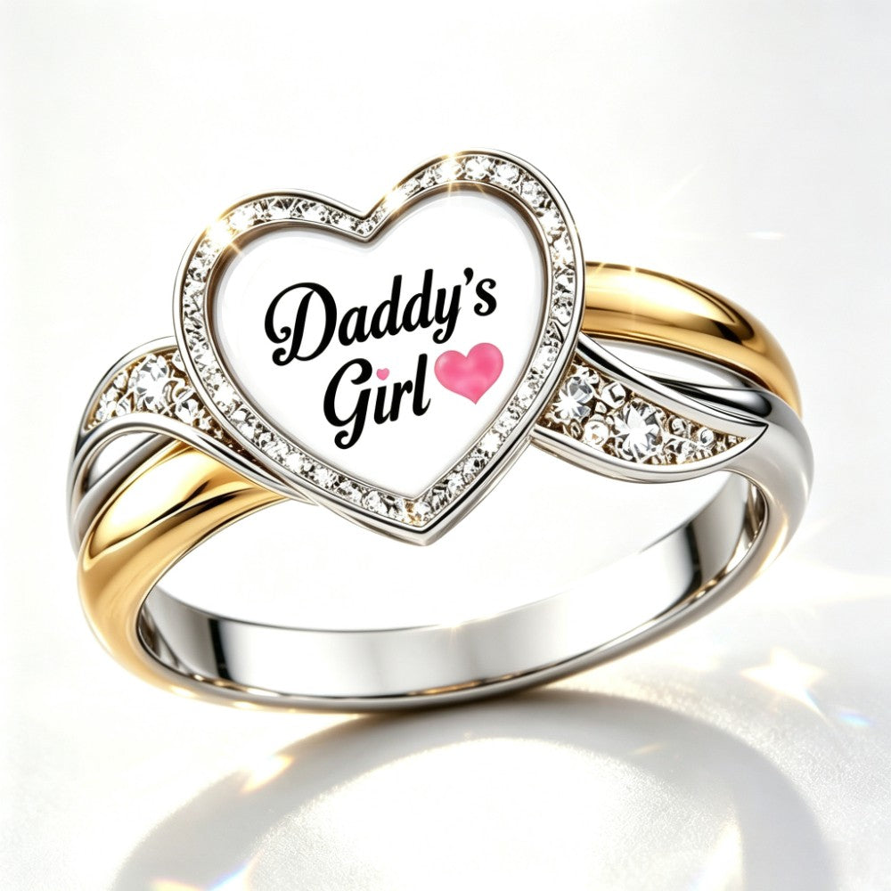 Daddy's Girl Heart Ring