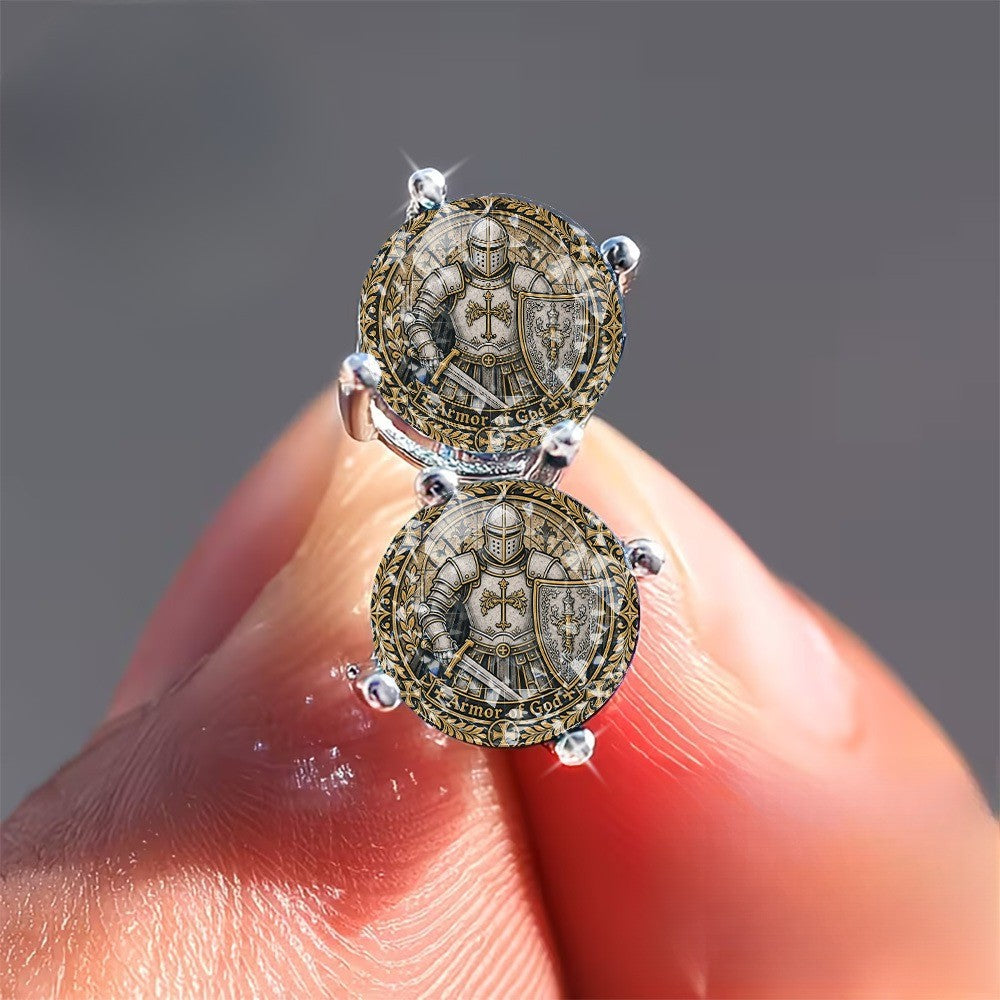 Medieval Knight Stud Earrings