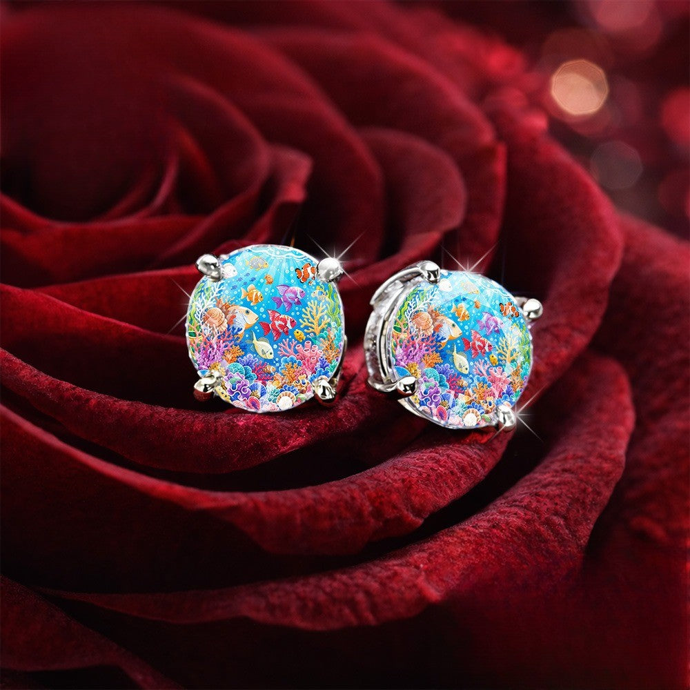 Colorful Coral Reef Earrings