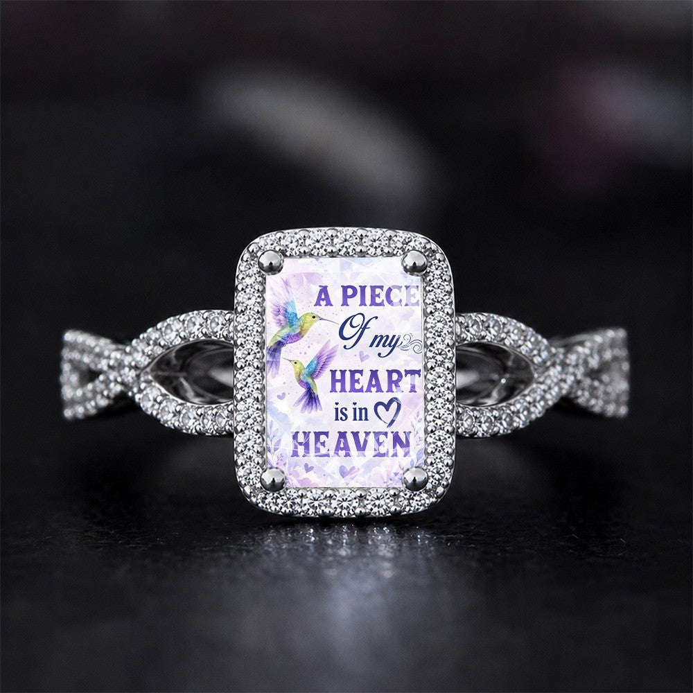 Heaven Hummingbird Square Ring
