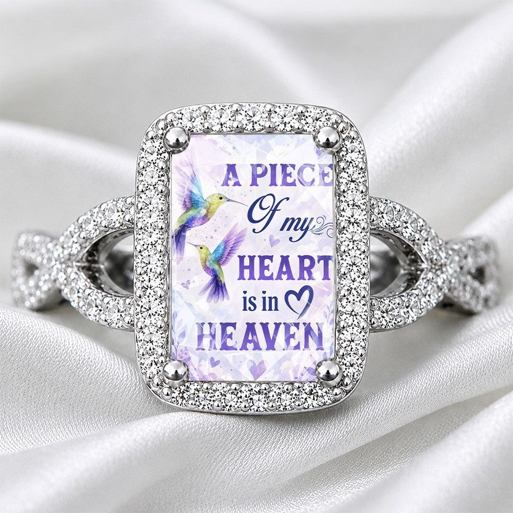 Heaven Hummingbird Square Ring