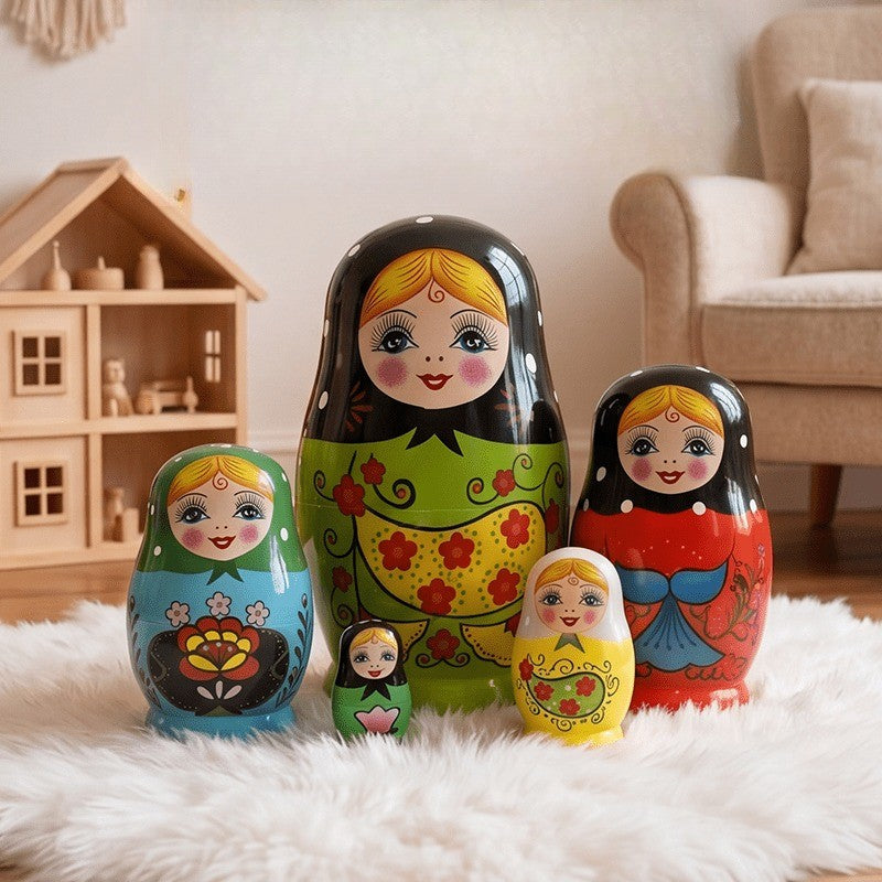 Colorful Nesting Doll Set
