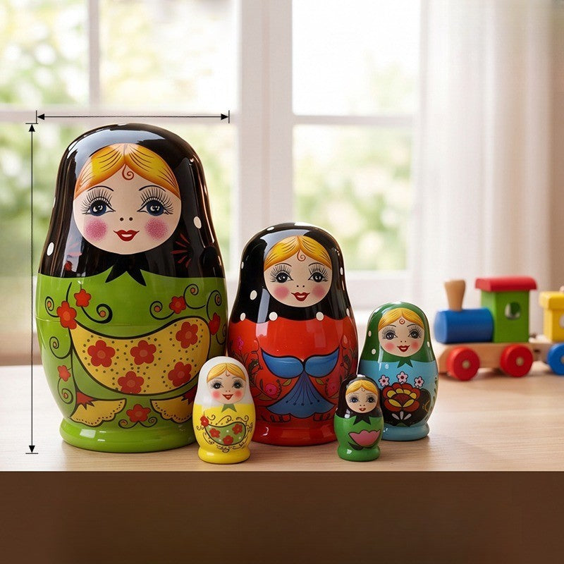 Colorful Nesting Doll Set