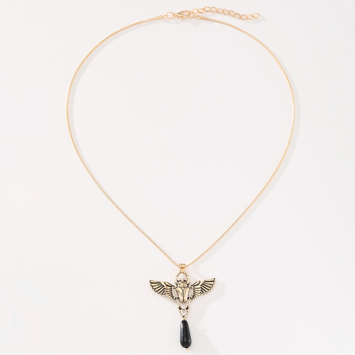 Winged Beetle Necklace