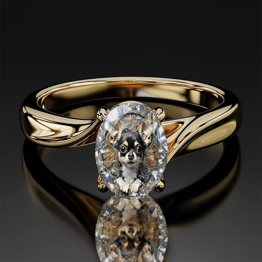 Chihuahua Oval Ring