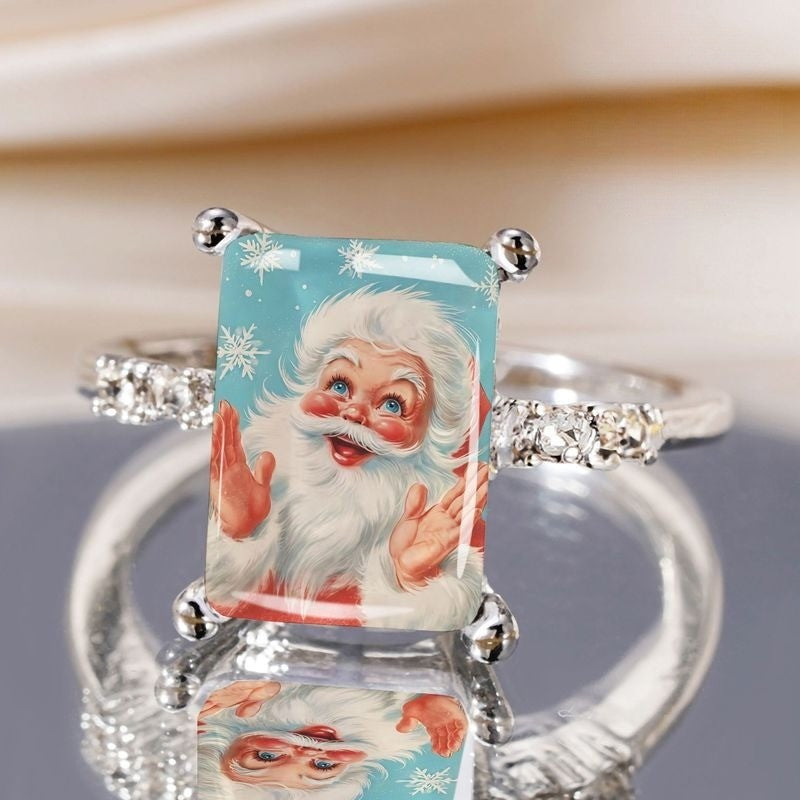 Santa Claus Square Ring