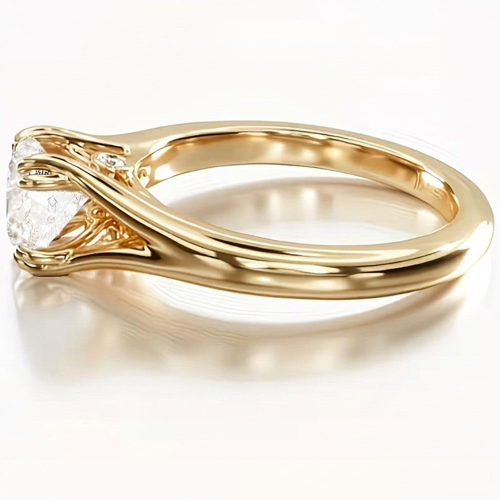 Wedding Dress Crystal Ring