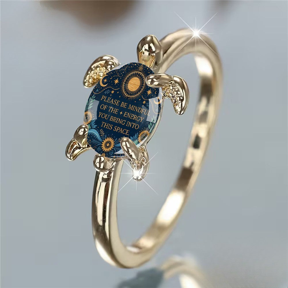 Celestial Sea Turtle Ring