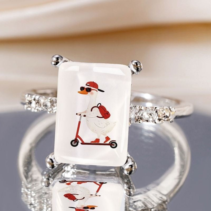 Goose Scooter Square Ring