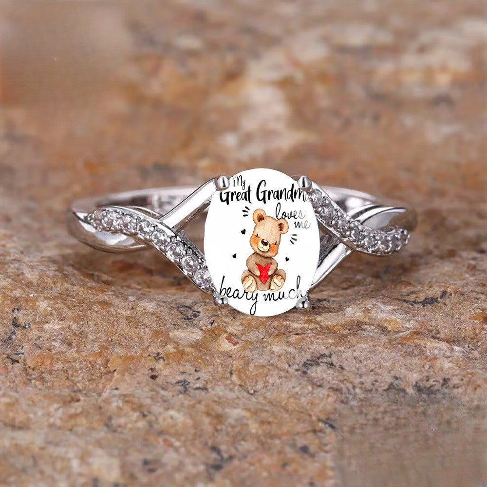 Bear Hug Twisted Ring