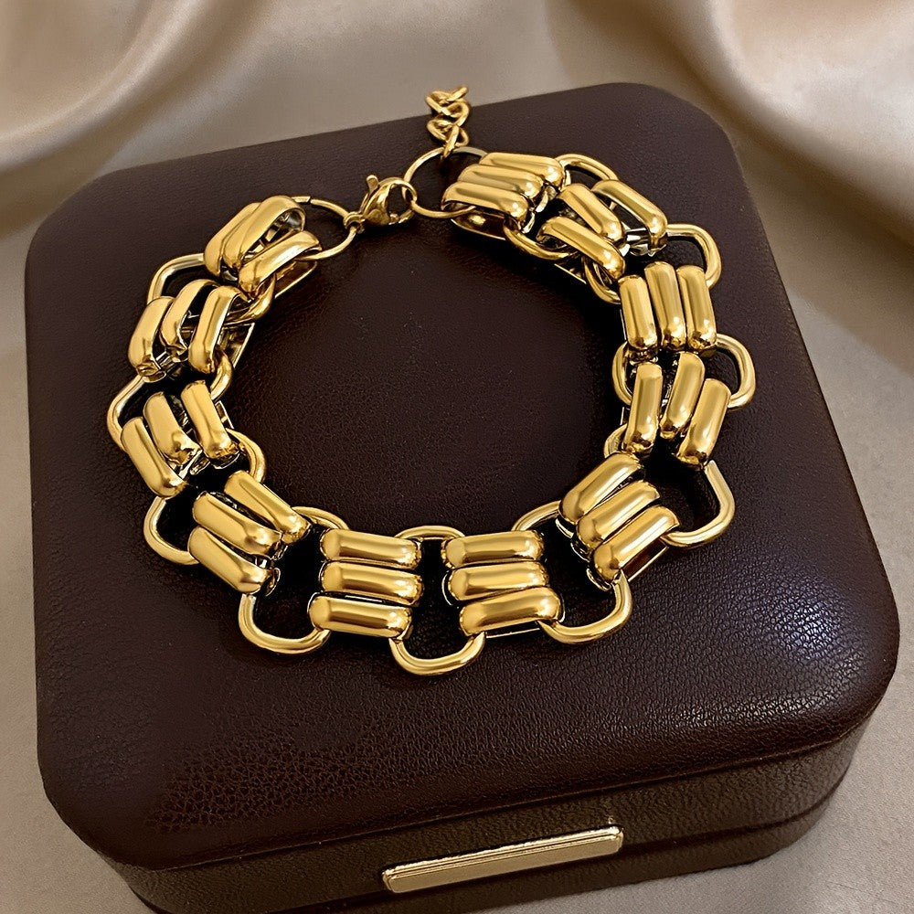 Geometric Link Bracelet