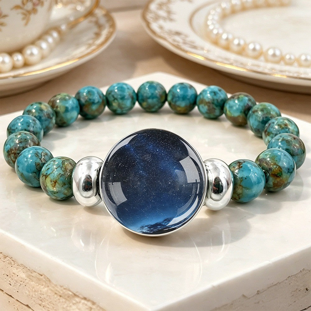 Starry Night Turquoise Bracelet