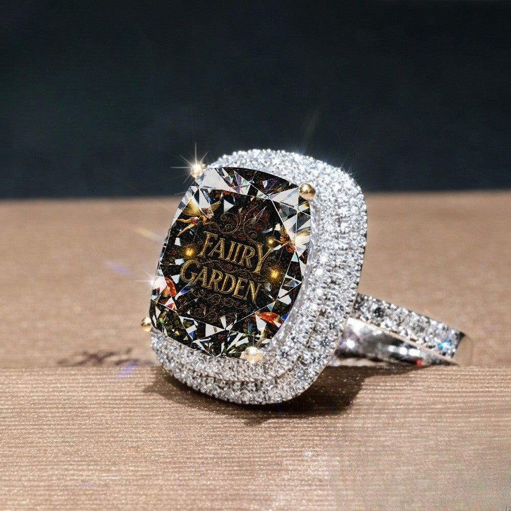 Fairy Garden Square Ring