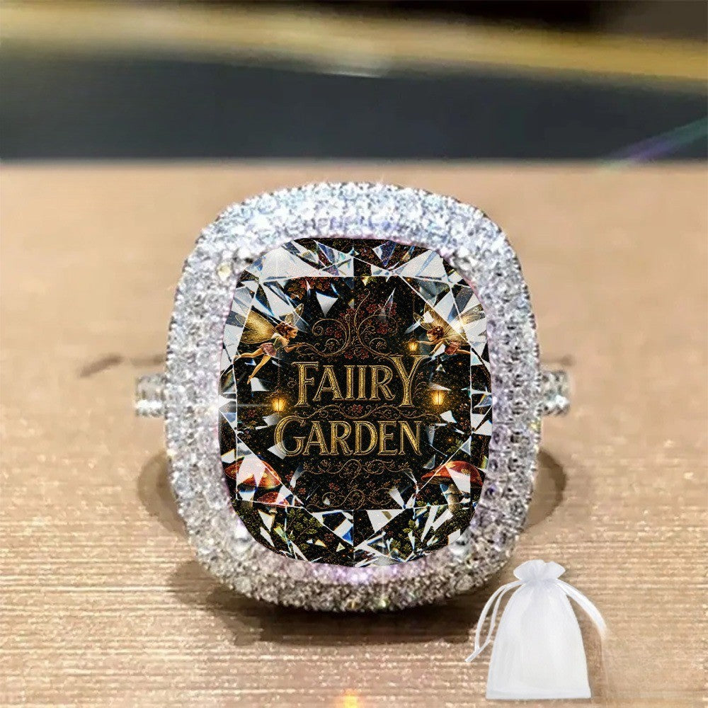 Fairy Garden Square Ring