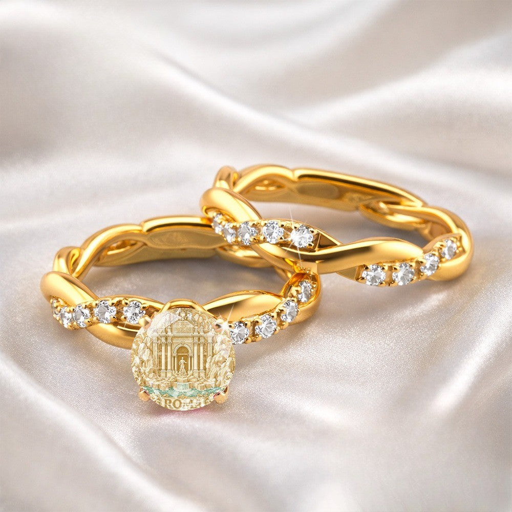 Twisted Fountain Ring