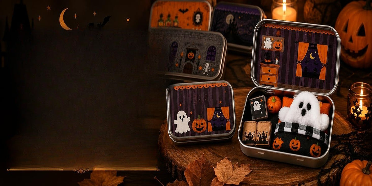 Spooky Ghost Tin Box Set