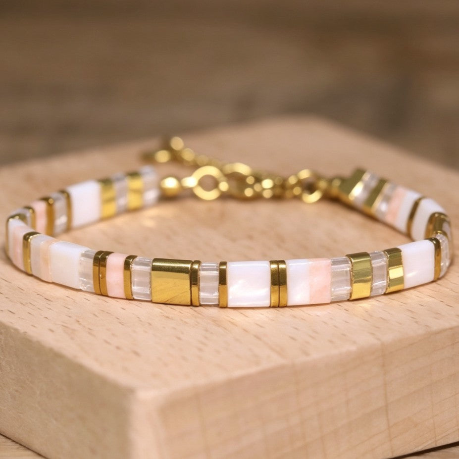 Blue Stone Inlay Bracelet