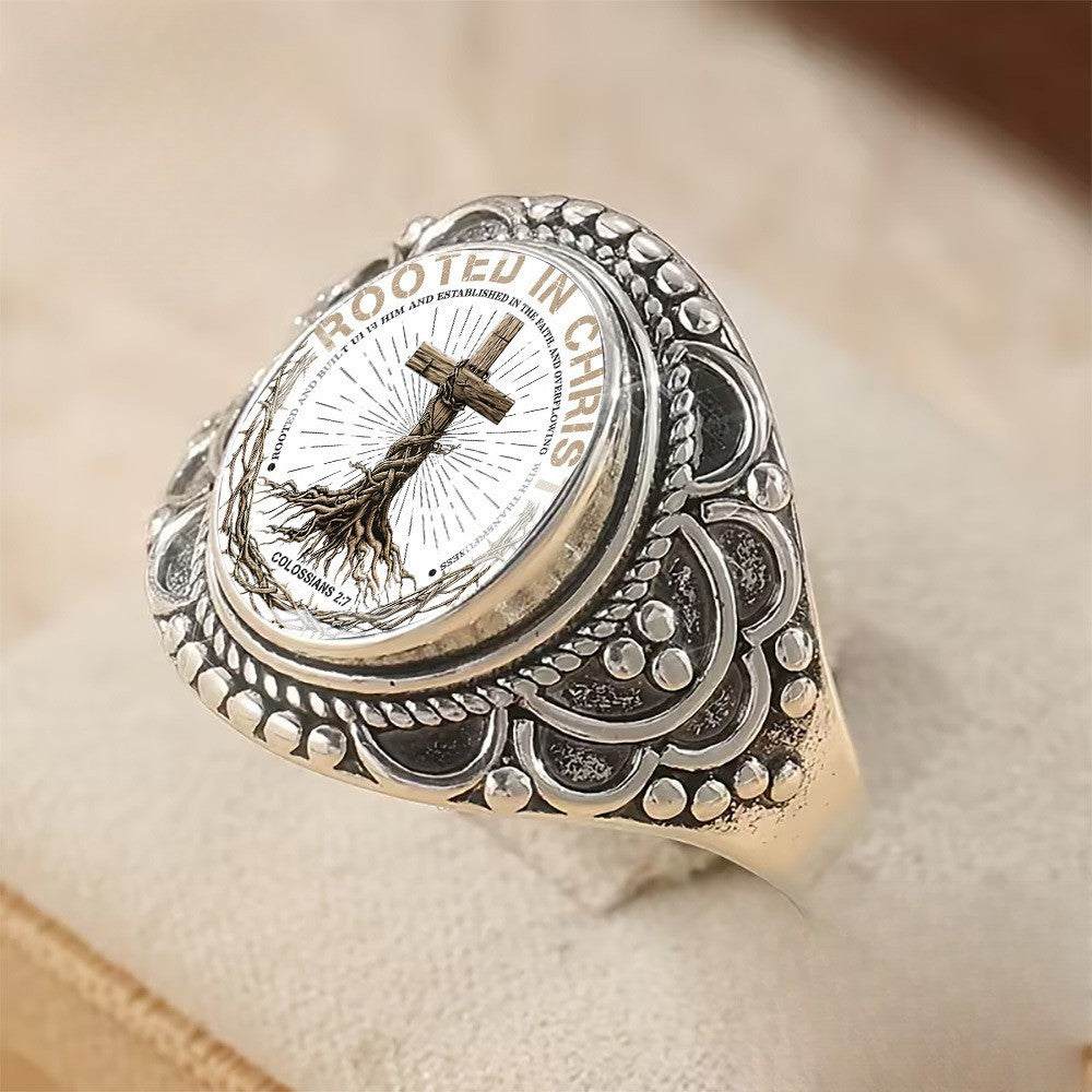 Rooted Cross Statement Ring