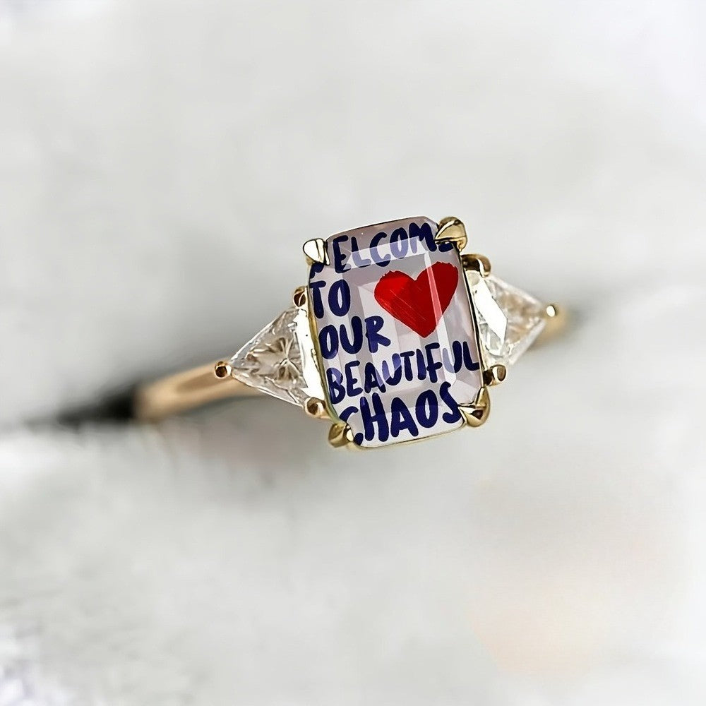Beautiful Chaos Square Ring